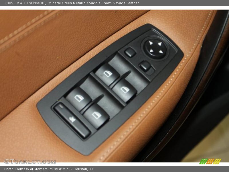 Mineral Green Metallic / Saddle Brown Nevada Leather 2009 BMW X3 xDrive30i