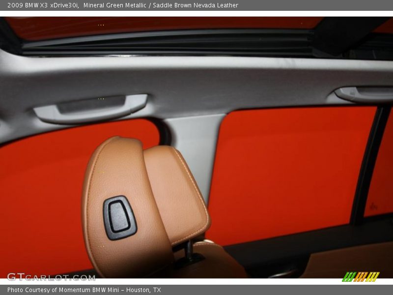 Mineral Green Metallic / Saddle Brown Nevada Leather 2009 BMW X3 xDrive30i