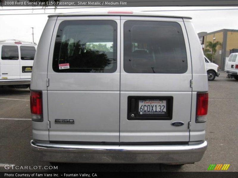 Silver Metallic / Medium Flint 2008 Ford E Series Van E150 Passenger