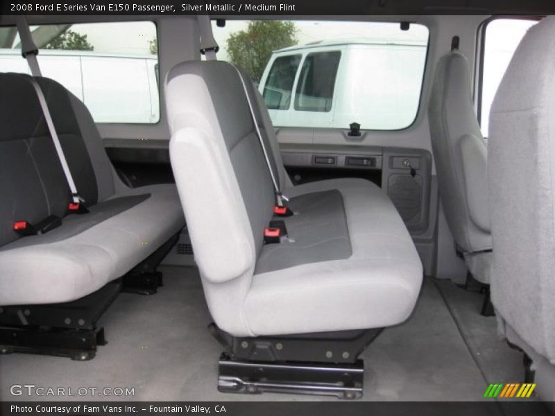 Silver Metallic / Medium Flint 2008 Ford E Series Van E150 Passenger