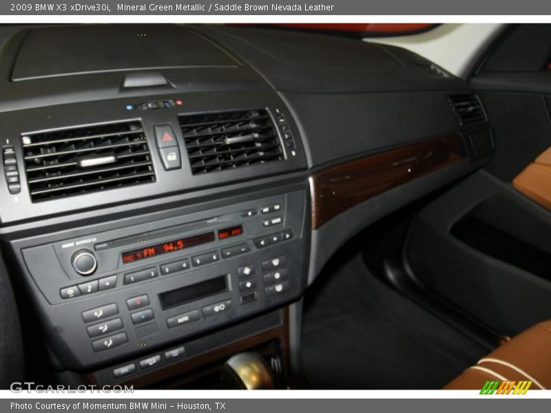 Mineral Green Metallic / Saddle Brown Nevada Leather 2009 BMW X3 xDrive30i