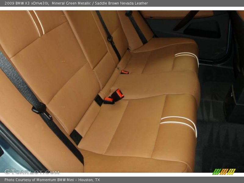 Mineral Green Metallic / Saddle Brown Nevada Leather 2009 BMW X3 xDrive30i