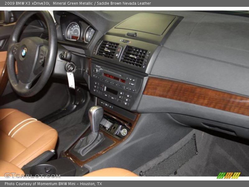 Mineral Green Metallic / Saddle Brown Nevada Leather 2009 BMW X3 xDrive30i