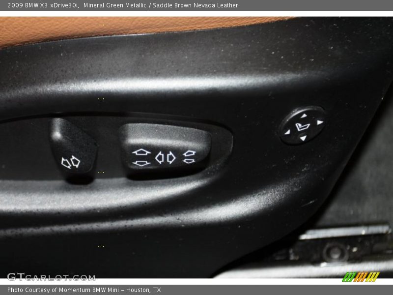 Mineral Green Metallic / Saddle Brown Nevada Leather 2009 BMW X3 xDrive30i