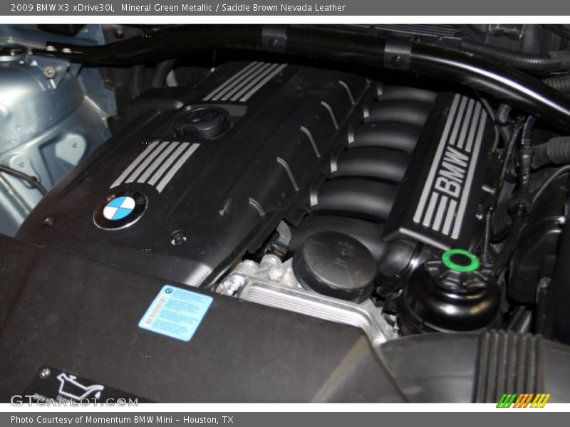 Mineral Green Metallic / Saddle Brown Nevada Leather 2009 BMW X3 xDrive30i