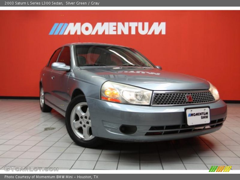 Silver Green / Gray 2003 Saturn L Series L300 Sedan