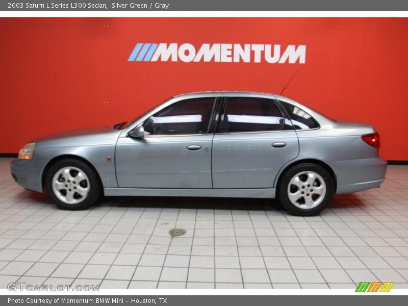 Silver Green / Gray 2003 Saturn L Series L300 Sedan
