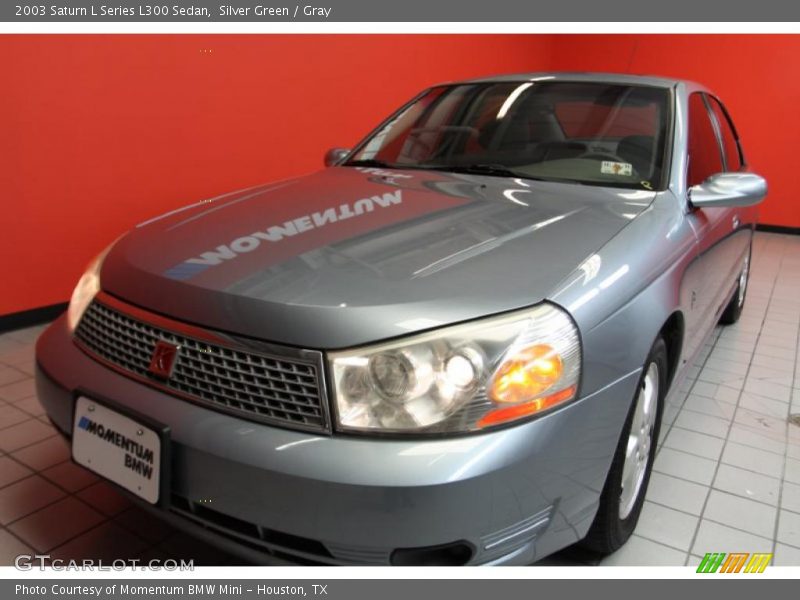 Silver Green / Gray 2003 Saturn L Series L300 Sedan