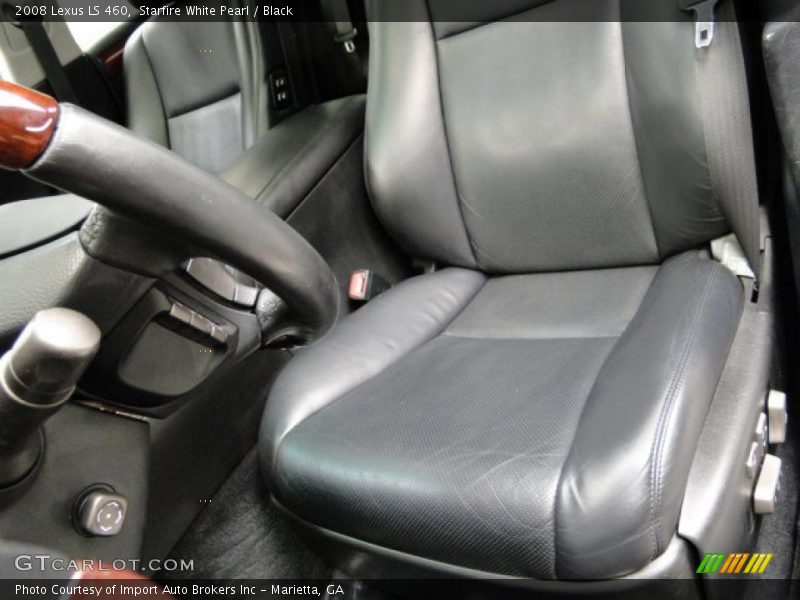 Starfire White Pearl / Black 2008 Lexus LS 460