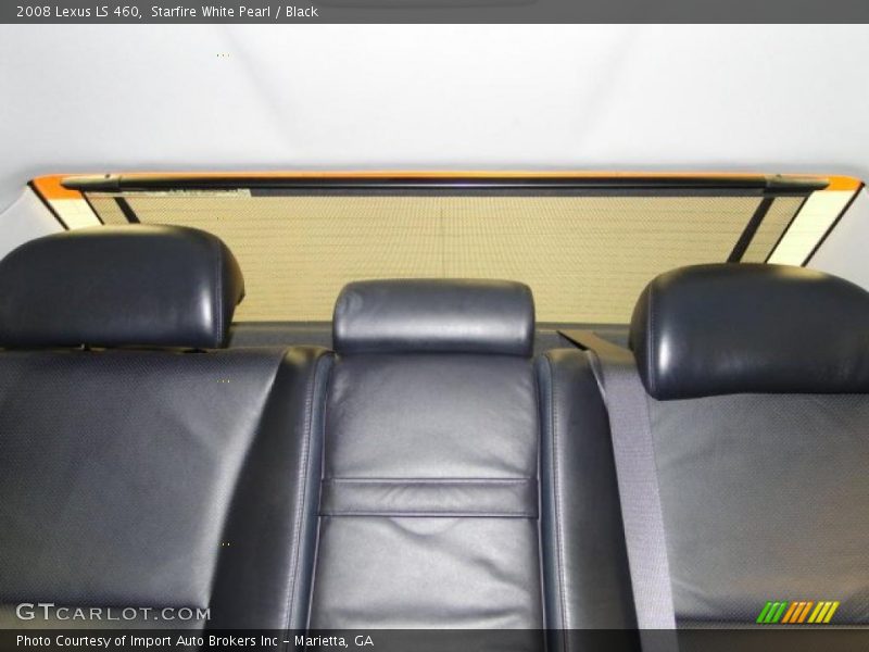 Starfire White Pearl / Black 2008 Lexus LS 460