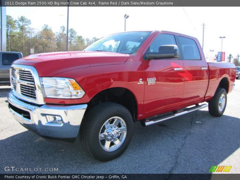 Front 3/4 View of 2011 Ram 2500 HD Big Horn Crew Cab 4x4