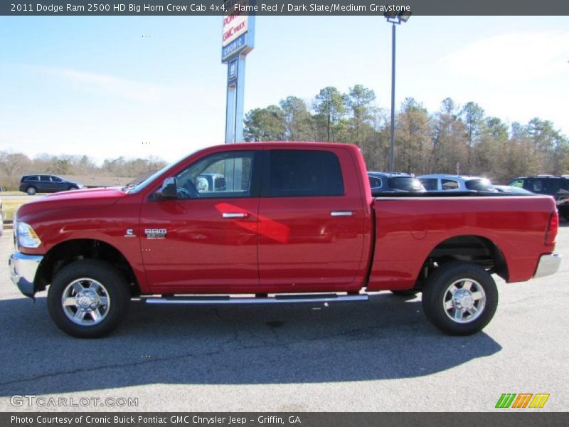  2011 Ram 2500 HD Big Horn Crew Cab 4x4 Flame Red