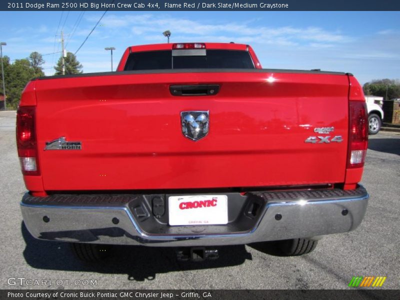 Flame Red / Dark Slate/Medium Graystone 2011 Dodge Ram 2500 HD Big Horn Crew Cab 4x4