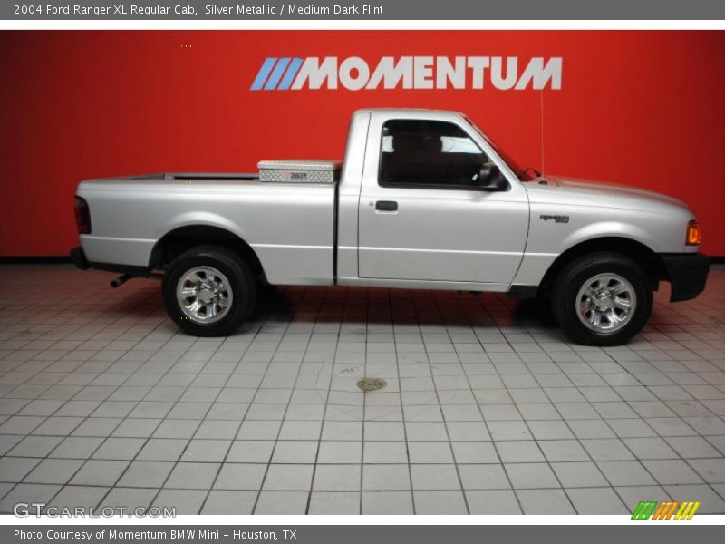 Silver Metallic / Medium Dark Flint 2004 Ford Ranger XL Regular Cab