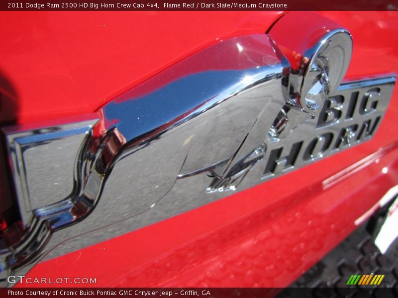 Flame Red / Dark Slate/Medium Graystone 2011 Dodge Ram 2500 HD Big Horn Crew Cab 4x4