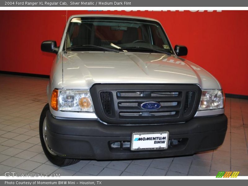 Silver Metallic / Medium Dark Flint 2004 Ford Ranger XL Regular Cab