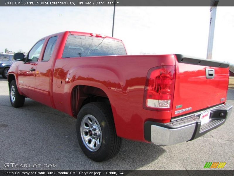  2011 Sierra 1500 SL Extended Cab Fire Red