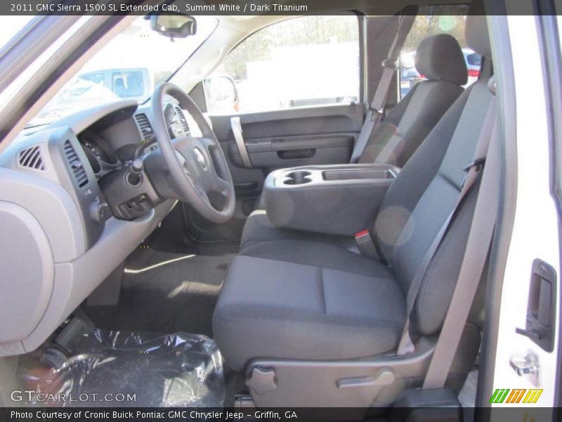 Summit White / Dark Titanium 2011 GMC Sierra 1500 SL Extended Cab