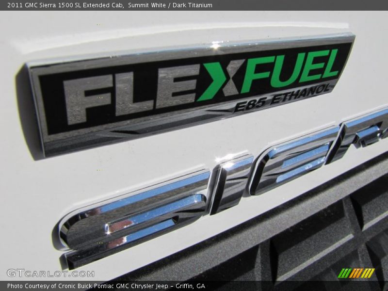 Summit White / Dark Titanium 2011 GMC Sierra 1500 SL Extended Cab
