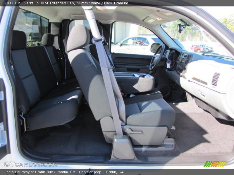 Summit White / Dark Titanium 2011 GMC Sierra 1500 SL Extended Cab