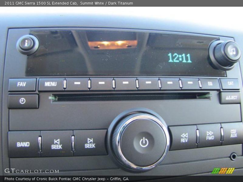 Summit White / Dark Titanium 2011 GMC Sierra 1500 SL Extended Cab