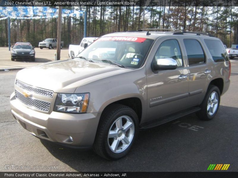 Amber Bronze Metallic / Light Cashmere/Ebony 2007 Chevrolet Tahoe LTZ
