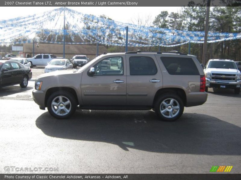 Amber Bronze Metallic / Light Cashmere/Ebony 2007 Chevrolet Tahoe LTZ