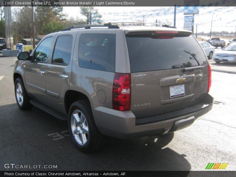 Amber Bronze Metallic / Light Cashmere/Ebony 2007 Chevrolet Tahoe LTZ