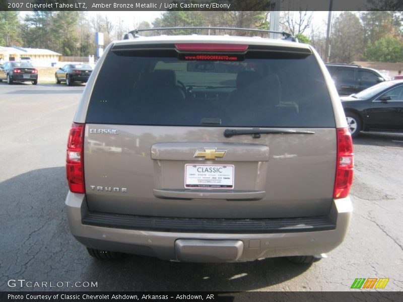 Amber Bronze Metallic / Light Cashmere/Ebony 2007 Chevrolet Tahoe LTZ