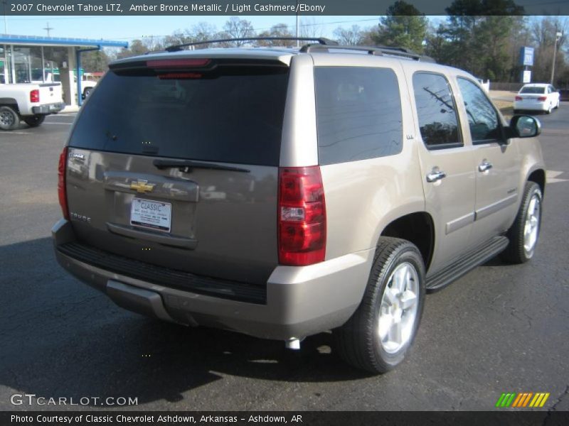 Amber Bronze Metallic / Light Cashmere/Ebony 2007 Chevrolet Tahoe LTZ