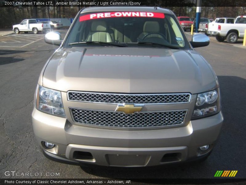 Amber Bronze Metallic / Light Cashmere/Ebony 2007 Chevrolet Tahoe LTZ