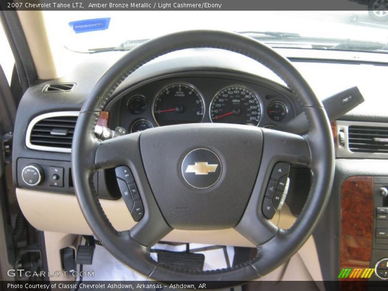 Amber Bronze Metallic / Light Cashmere/Ebony 2007 Chevrolet Tahoe LTZ