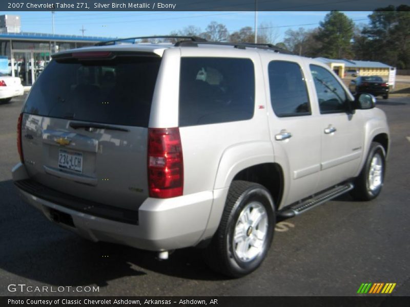Silver Birch Metallic / Ebony 2007 Chevrolet Tahoe Z71