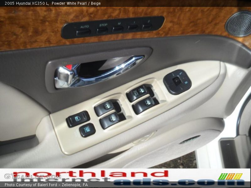 Powder White Pearl / Beige 2005 Hyundai XG350 L