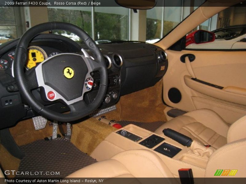 Beige Interior - 2009 F430 Coupe 