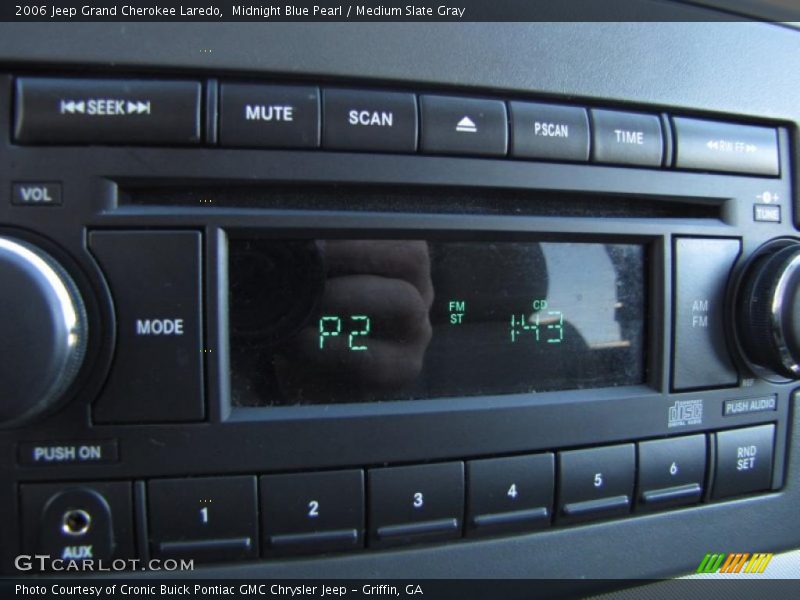 Midnight Blue Pearl / Medium Slate Gray 2006 Jeep Grand Cherokee Laredo