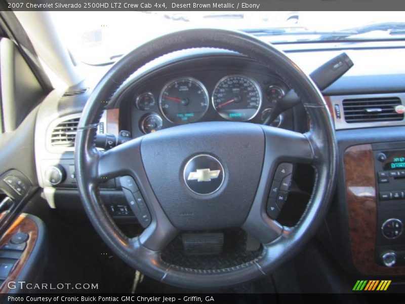 Desert Brown Metallic / Ebony 2007 Chevrolet Silverado 2500HD LTZ Crew Cab 4x4