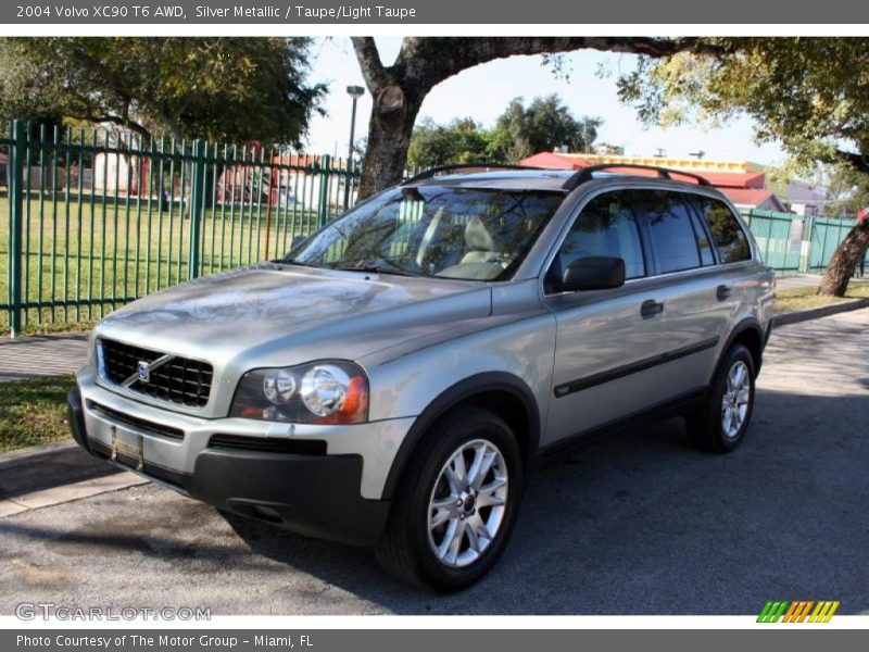 Silver Metallic / Taupe/Light Taupe 2004 Volvo XC90 T6 AWD