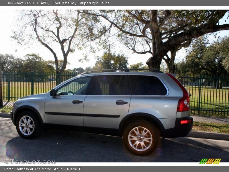 Silver Metallic / Taupe/Light Taupe 2004 Volvo XC90 T6 AWD