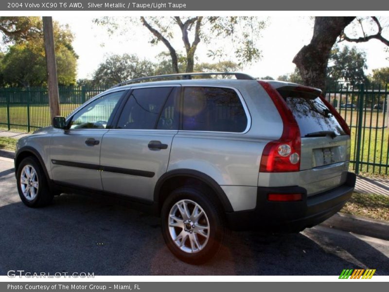 Silver Metallic / Taupe/Light Taupe 2004 Volvo XC90 T6 AWD