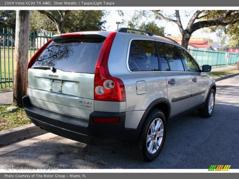 Silver Metallic / Taupe/Light Taupe 2004 Volvo XC90 T6 AWD