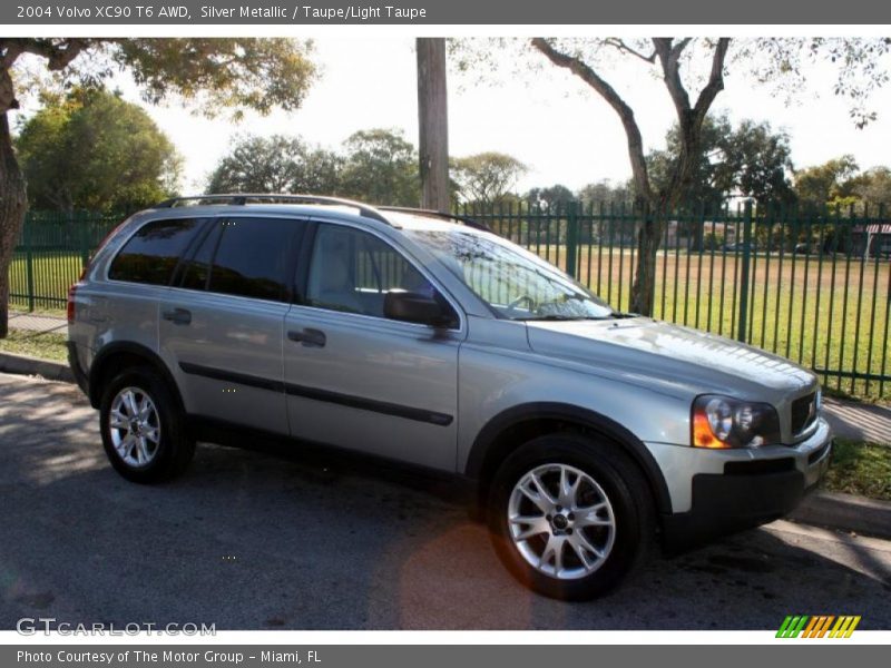 Silver Metallic / Taupe/Light Taupe 2004 Volvo XC90 T6 AWD