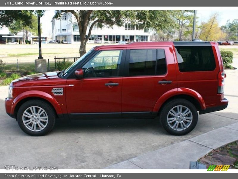 Rimini Red Metallic / Ebony/Ebony 2011 Land Rover LR4 HSE