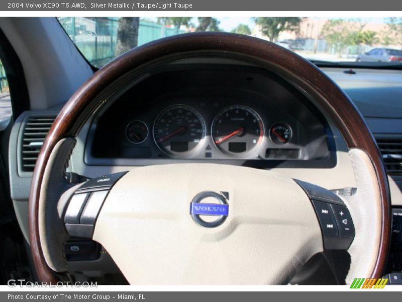 Silver Metallic / Taupe/Light Taupe 2004 Volvo XC90 T6 AWD