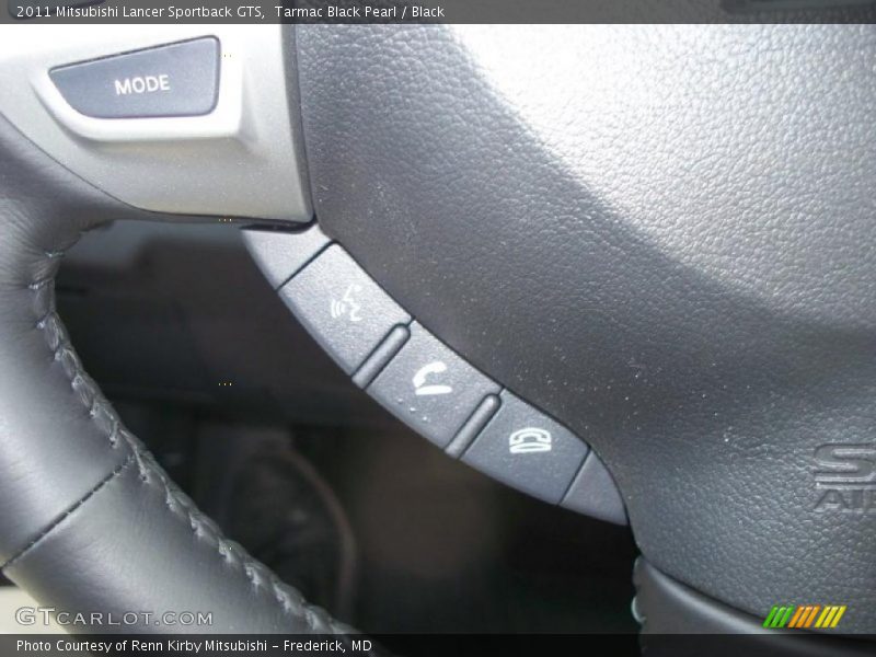 Tarmac Black Pearl / Black 2011 Mitsubishi Lancer Sportback GTS