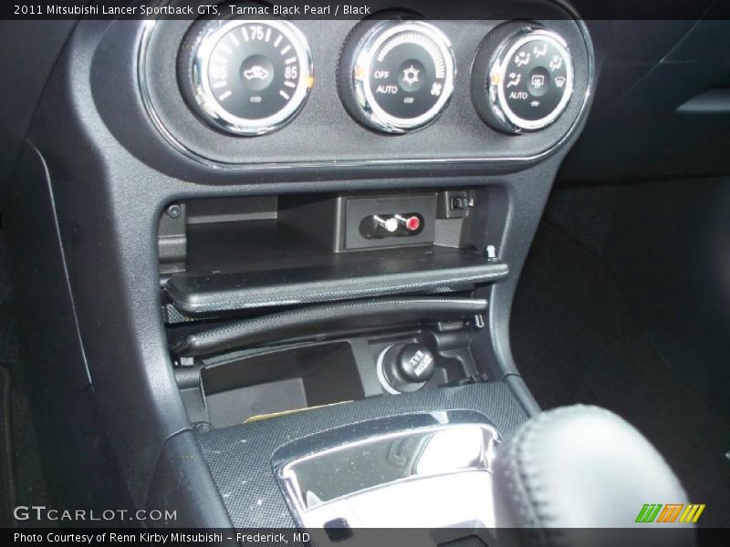 Tarmac Black Pearl / Black 2011 Mitsubishi Lancer Sportback GTS