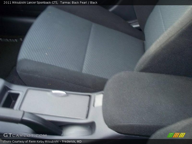 Tarmac Black Pearl / Black 2011 Mitsubishi Lancer Sportback GTS