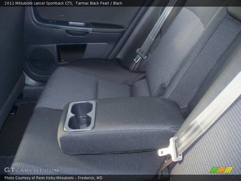Tarmac Black Pearl / Black 2011 Mitsubishi Lancer Sportback GTS