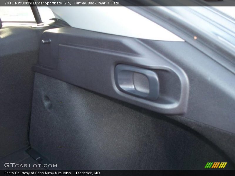 Tarmac Black Pearl / Black 2011 Mitsubishi Lancer Sportback GTS