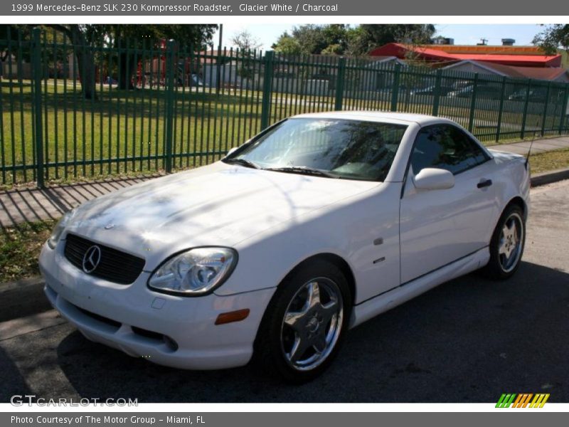 Glacier White / Charcoal 1999 Mercedes-Benz SLK 230 Kompressor Roadster